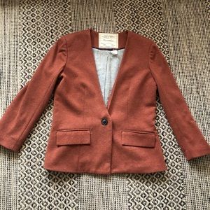 Cartonnier rust color jersey blazer S